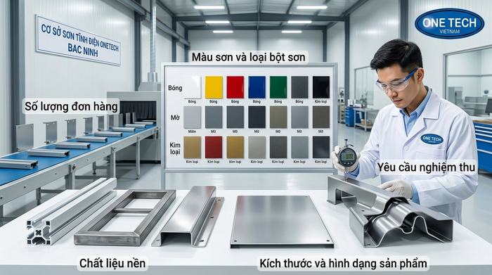 Kiểm tra chất lượng bề mặt sơn tĩnh điện trước khi bàn giao