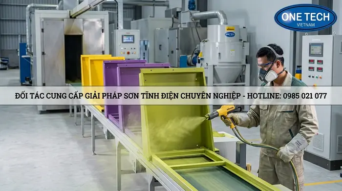 Bột sơn tĩnh điện Bắc Ninh dạng bột khô Bột sơn tĩnh điện dạng bột khô dùng cho sản xuất tại Bắc Ninh
