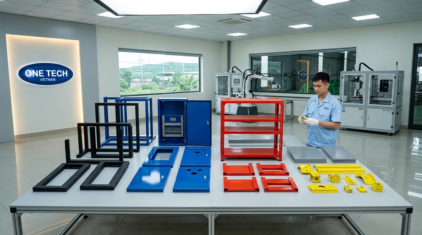 Màu sắc sơn tĩnh điện Bắc Ninh cho sản phẩm kim loại công nghiệp