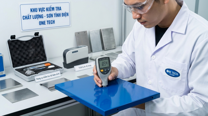 Tiêu chuẩn kiểm tra lớp phủ sơn tĩnh điện Các tiêu chuẩn kiểm tra sơn tĩnh điện dùng trong sản xuất công nghiệp