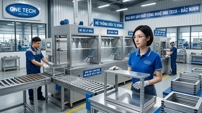 Xử lý bề mặt kim loại trước khi sơn tĩnh điện tại Bắc Ninh