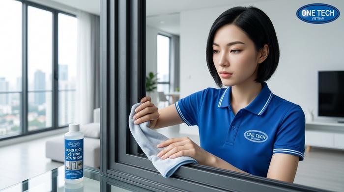 Bảo trì khung nhôm kính sơn tĩnh điện Vệ sinh và bảo trì khung nhôm kính sơn tĩnh điện đúng cách